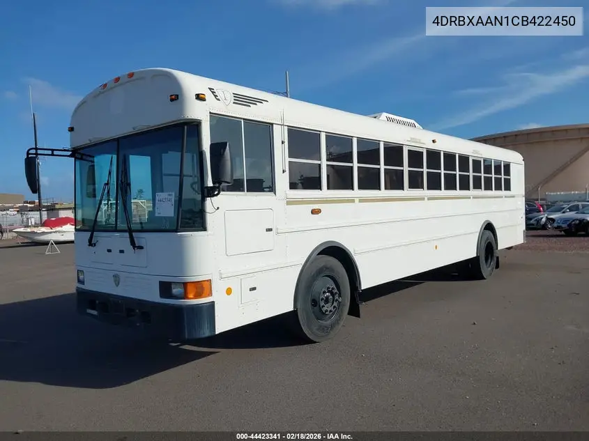 2012 Ic Corporation 3000 Series VIN: 4DRBXAAN1CB422450 Lot: 44423341