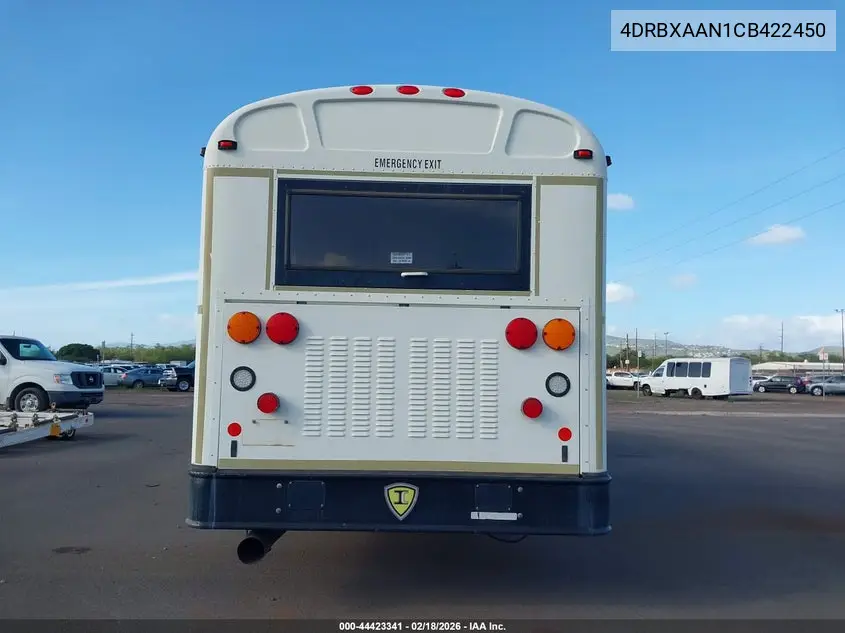 2012 Ic Corporation 3000 Series VIN: 4DRBXAAN1CB422450 Lot: 44423341