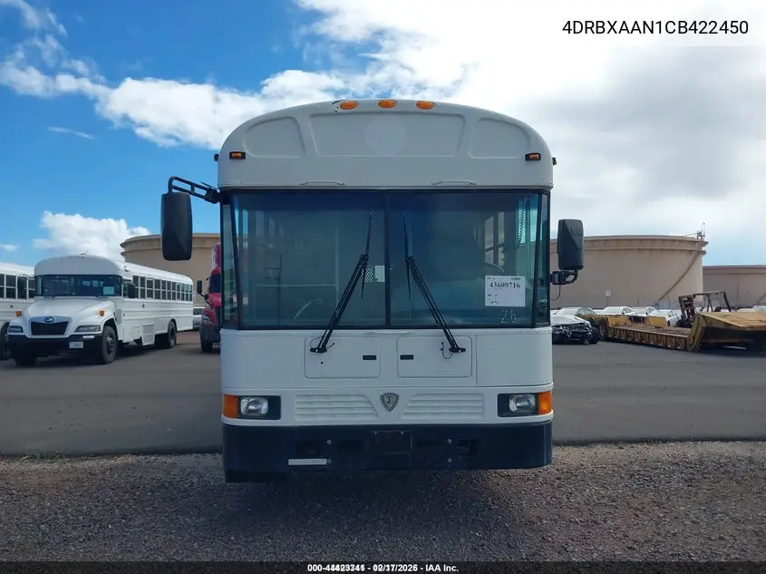 2012 Ic Corporation 3000 Series VIN: 4DRBXAAN1CB422450 Lot: 44423341