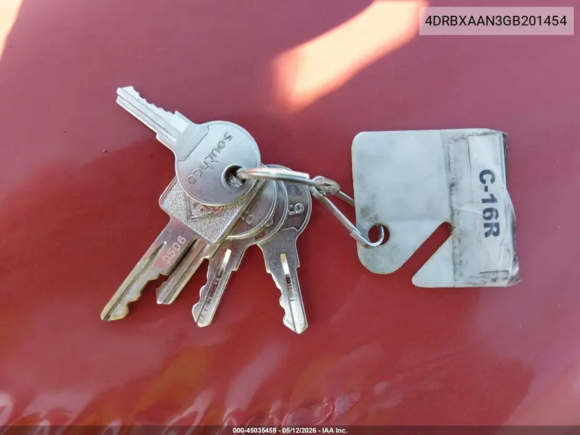 2016 Ic Corporation 3000 Re VIN: 4DRBXAAN3GB201454 Lot: 45035459