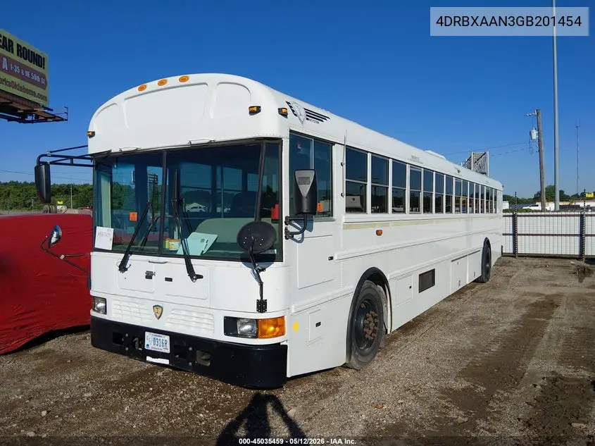 2016 Ic Corporation 3000 Re VIN: 4DRBXAAN3GB201454 Lot: 45035459