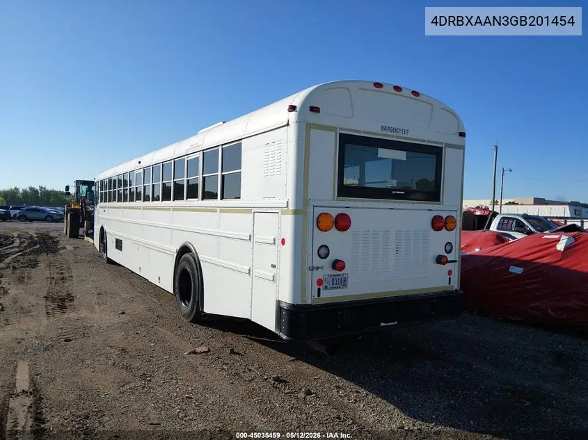 2016 Ic Corporation 3000 Re VIN: 4DRBXAAN3GB201454 Lot: 45035459