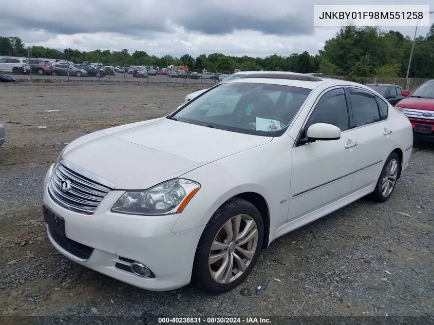 JNKBY01F98M551258 2008 Infiniti M45X