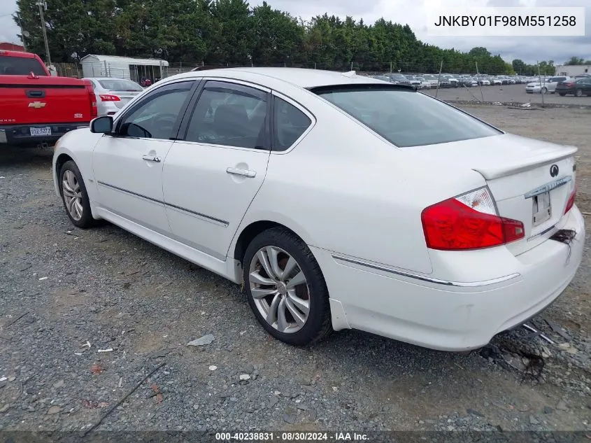 JNKBY01F98M551258 2008 Infiniti M45X