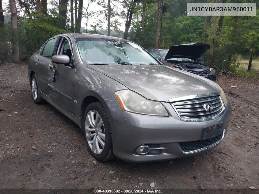 JN1CY0AR3AM960011 2010 Infiniti M35X