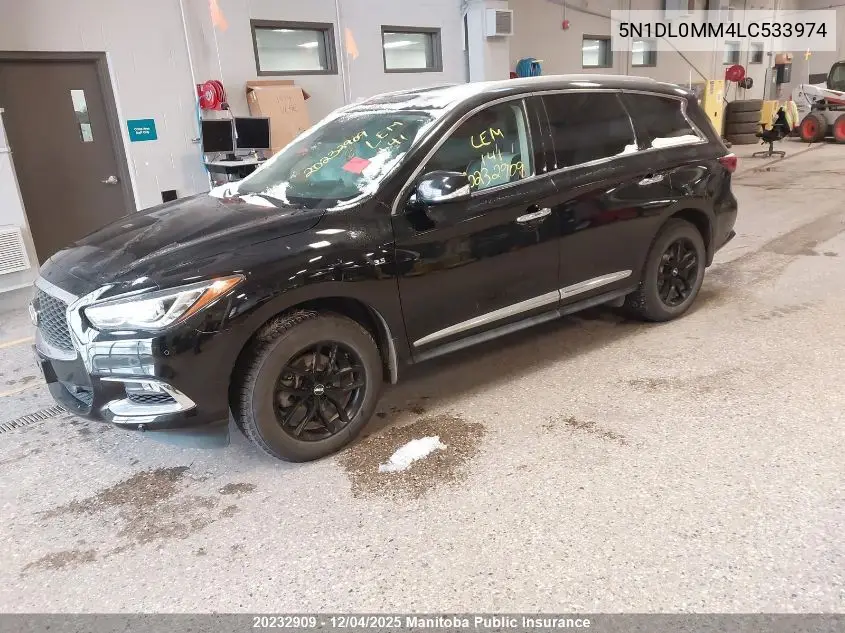 5N1DL0MM4LC533974 2020 Infiniti Qx60 Signature