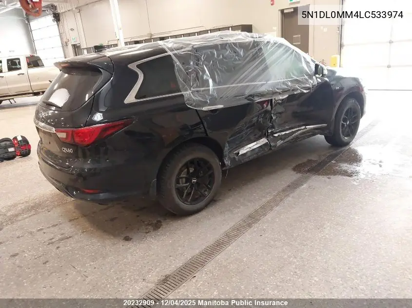 5N1DL0MM4LC533974 2020 Infiniti Qx60 Signature