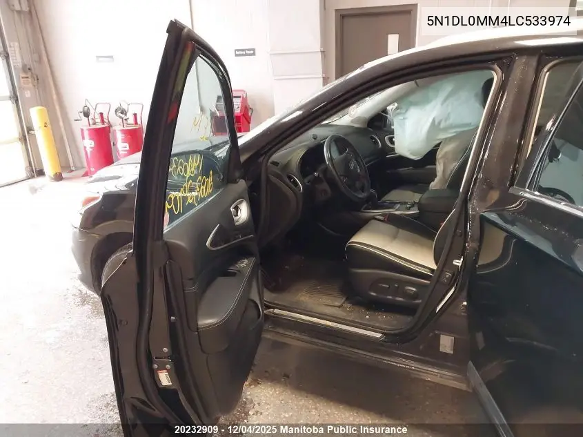 5N1DL0MM4LC533974 2020 Infiniti Qx60 Signature