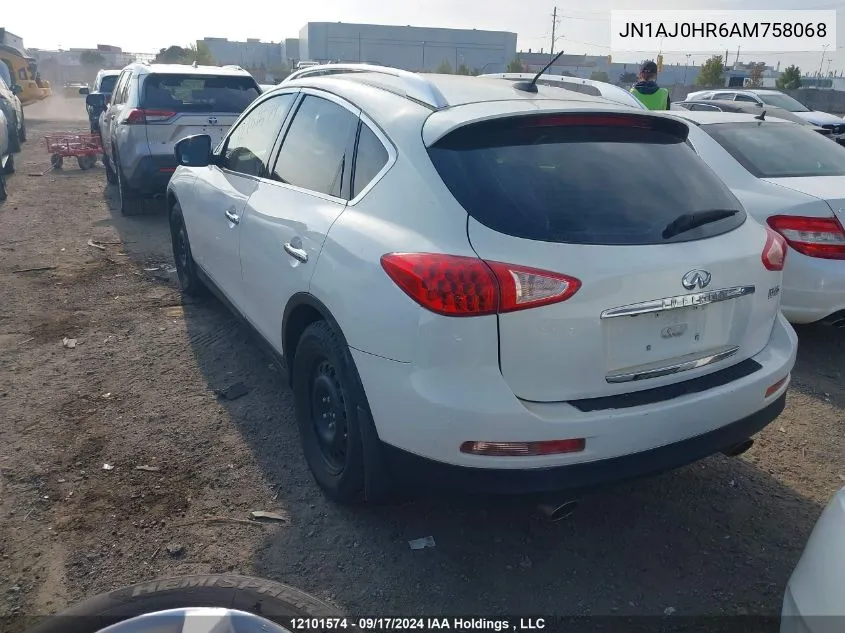 JN1AJ0HR6AM758068 2010 Infiniti Ex35