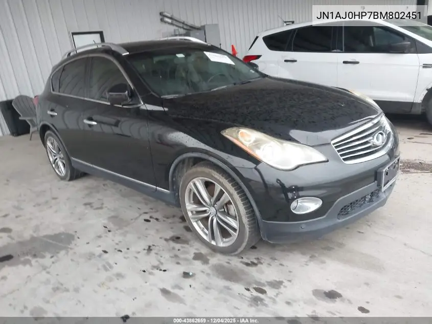 JN1AJ0HP7BM802451 2011 Infiniti Ex35 Journey