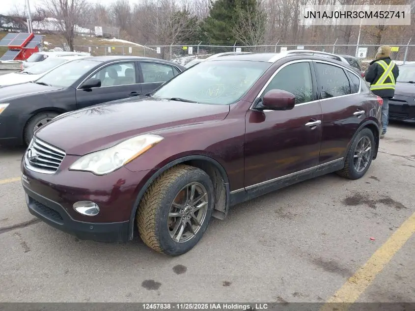 JN1AJ0HR3CM452741 2012 Infiniti Ex35