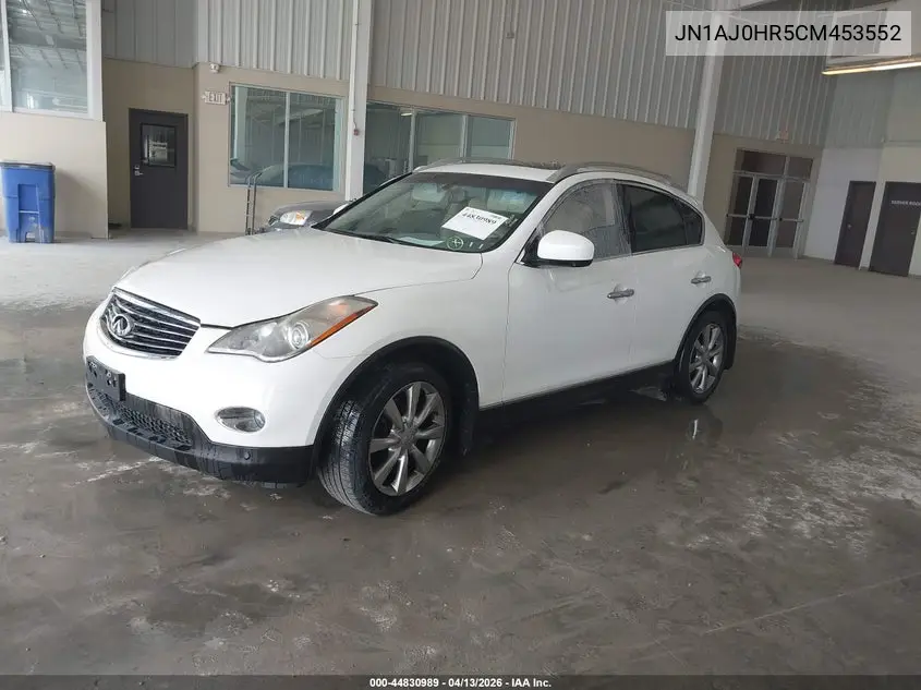 2012 Infiniti Ex35 Journey VIN: JN1AJ0HR5CM453552 Lot: 44830989