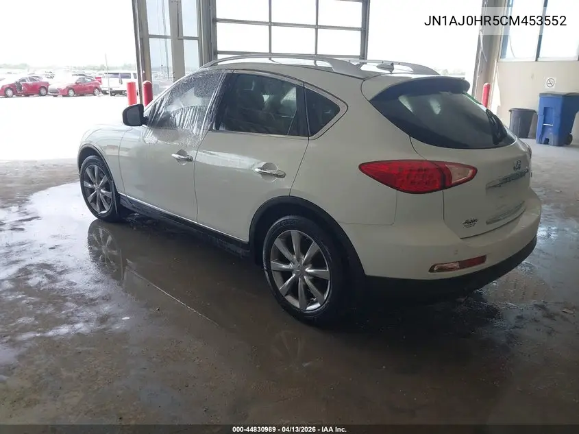 2012 Infiniti Ex35 Journey VIN: JN1AJ0HR5CM453552 Lot: 44830989