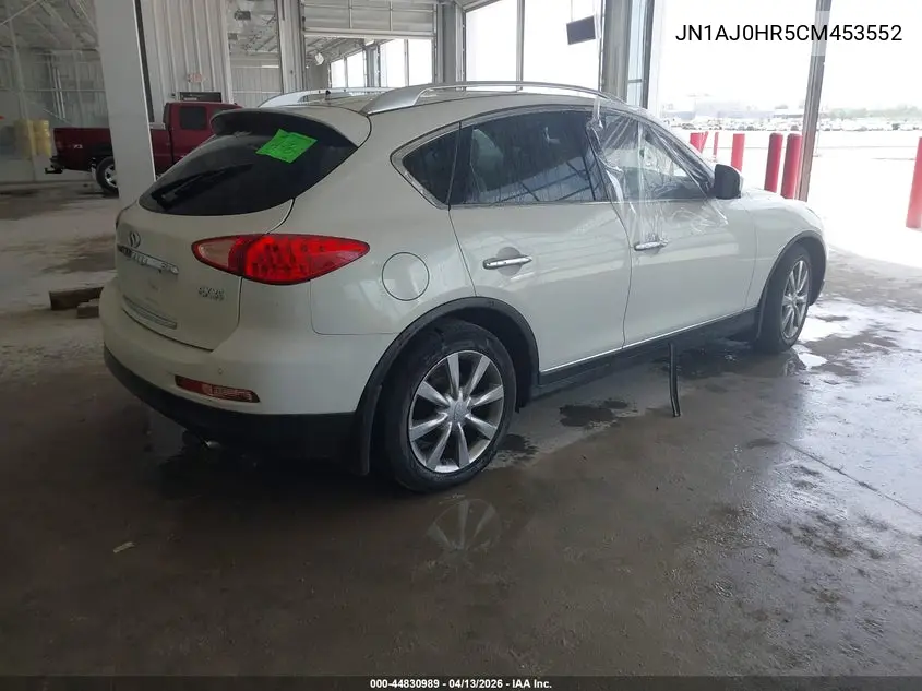 2012 Infiniti Ex35 Journey VIN: JN1AJ0HR5CM453552 Lot: 44830989