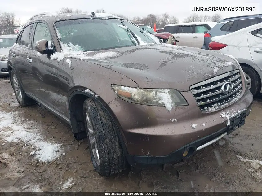 JNRAS08W06X201890 2006 Infiniti Fx35