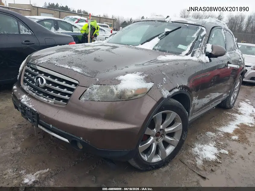 JNRAS08W06X201890 2006 Infiniti Fx35