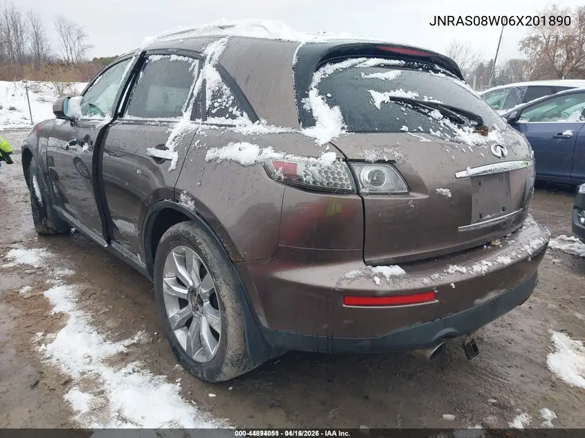 JNRAS08W06X201890 2006 Infiniti Fx35