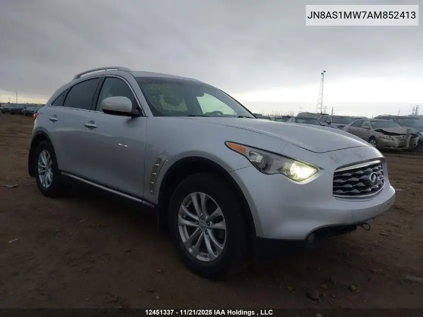 JN8AS1MW7AM852413 2010 Infiniti Fx35