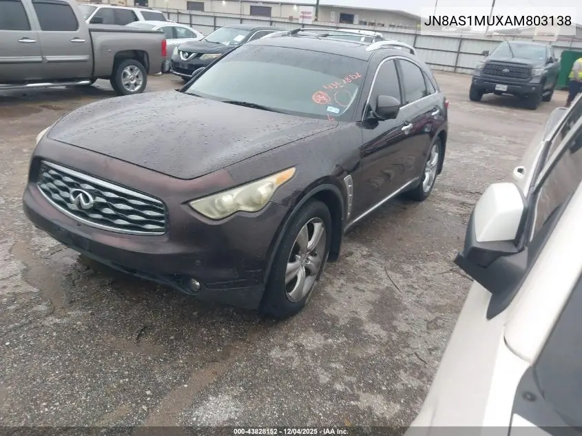 JN8AS1MUXAM803138 2010 Infiniti Fx35