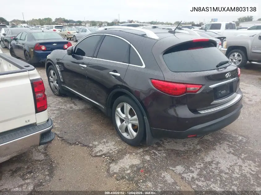 JN8AS1MUXAM803138 2010 Infiniti Fx35
