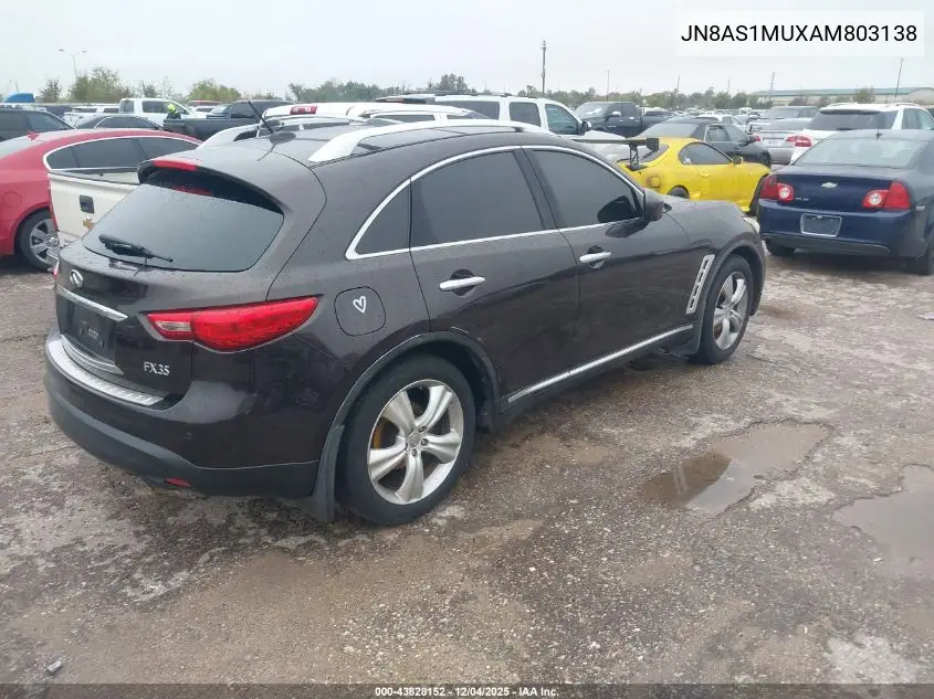 JN8AS1MUXAM803138 2010 Infiniti Fx35