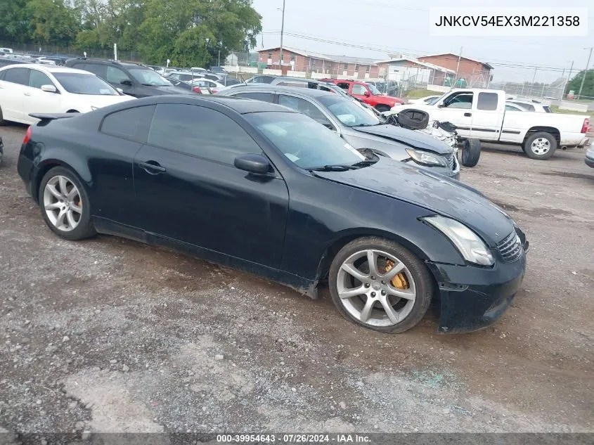 JNKCV54EX3M221358 2003 Infiniti G35