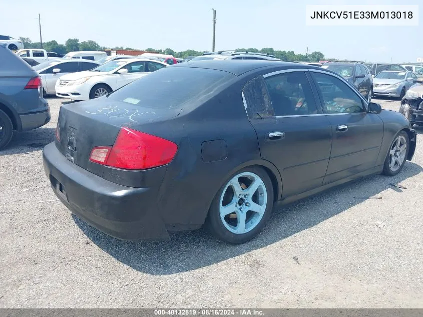 2003 Infiniti G35 Luxury Leather VIN: JNKCV51E33M013018 Lot: 40132819