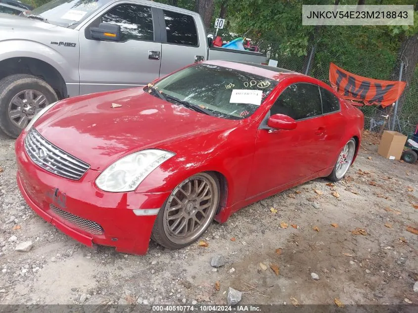 JNKCV54E23M218843 2003 Infiniti G35 Base W/Leather