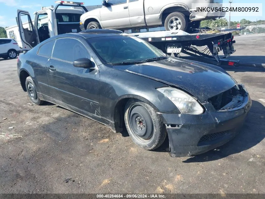 JNKCV54E24M800992 2004 Infiniti G35