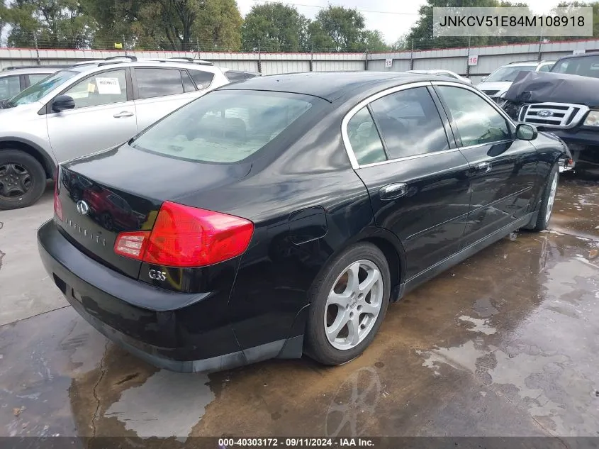 JNKCV51E84M108918 2004 Infiniti G35