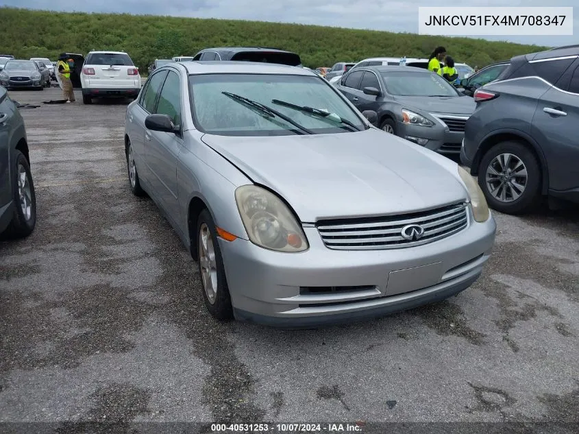 JNKCV51FX4M708347 2004 Infiniti G35X