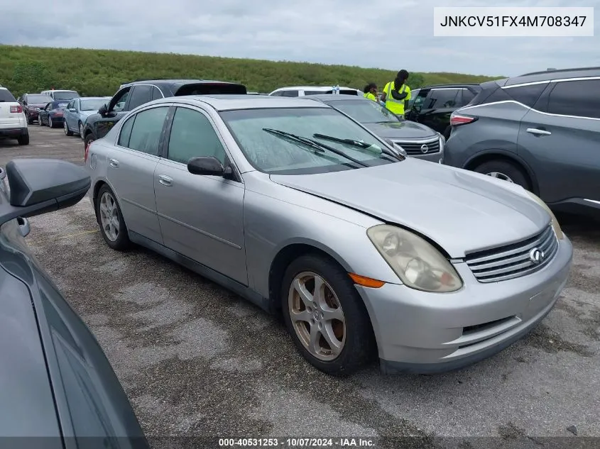 JNKCV51FX4M708347 2004 Infiniti G35X