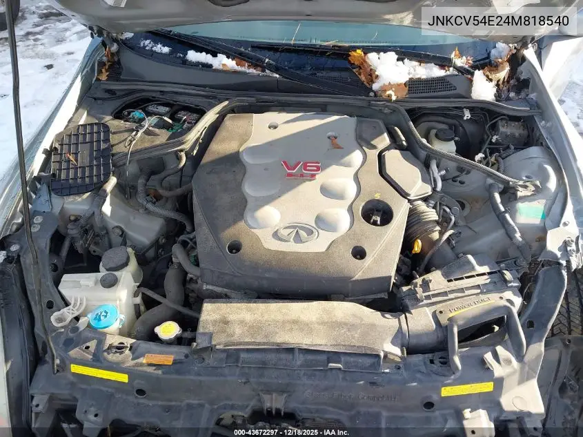 JNKCV54E24M818540 2004 Infiniti G35