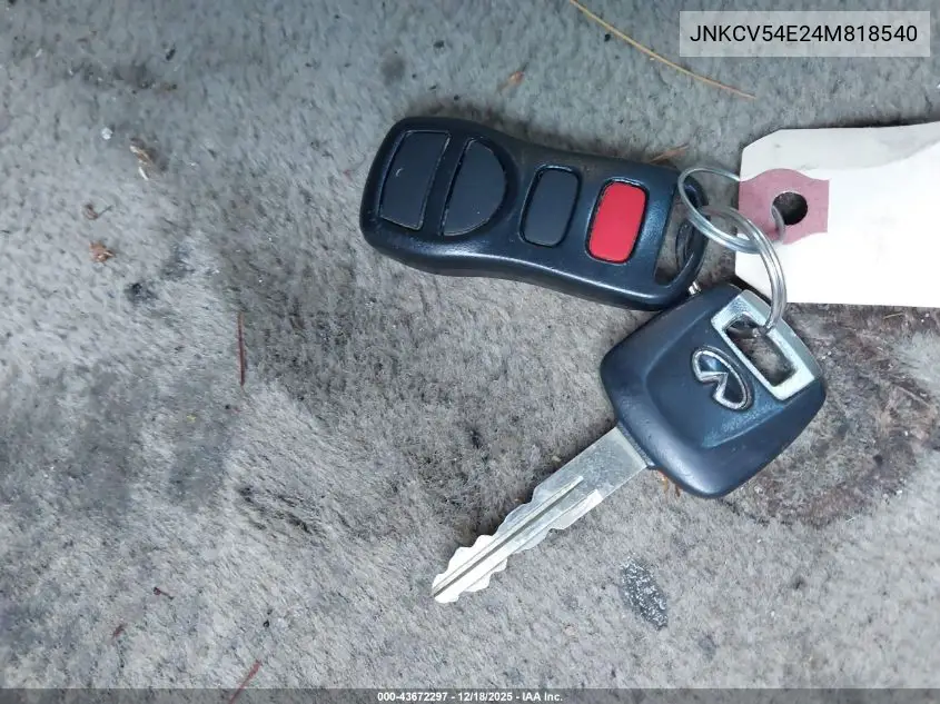 JNKCV54E24M818540 2004 Infiniti G35
