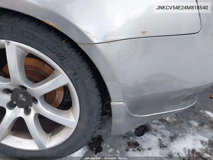 JNKCV54E24M818540 2004 Infiniti G35