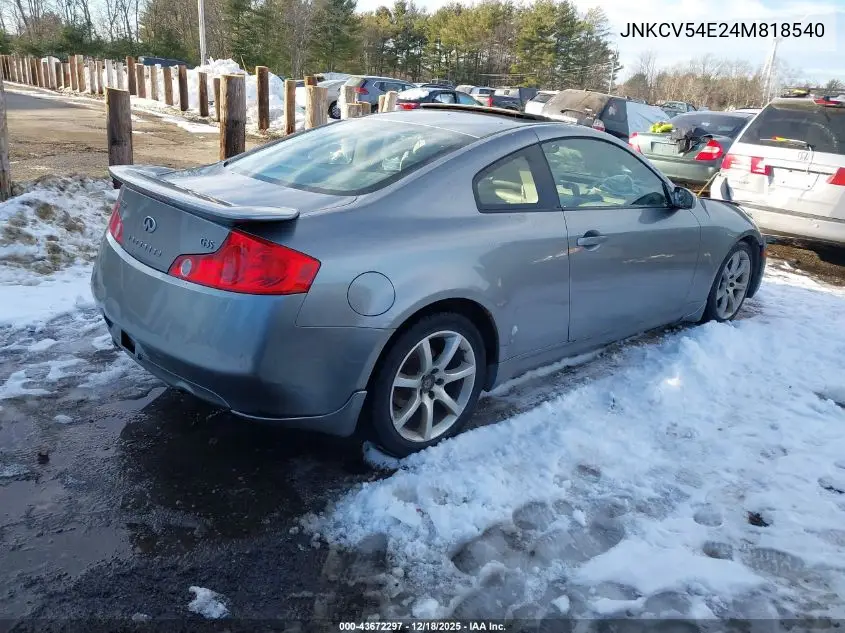 JNKCV54E24M818540 2004 Infiniti G35