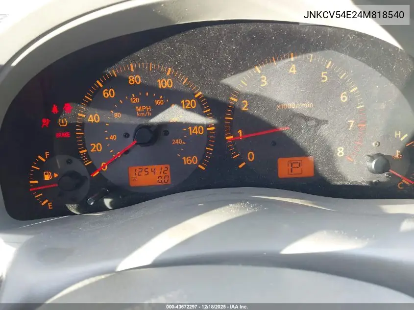 JNKCV54E24M818540 2004 Infiniti G35