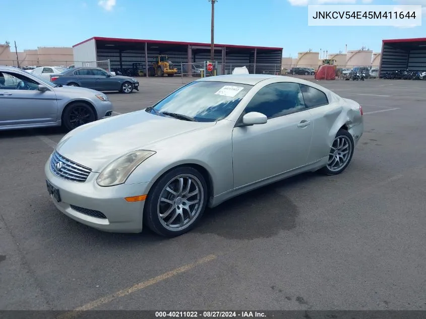 JNKCV54E45M411644 2005 Infiniti G35