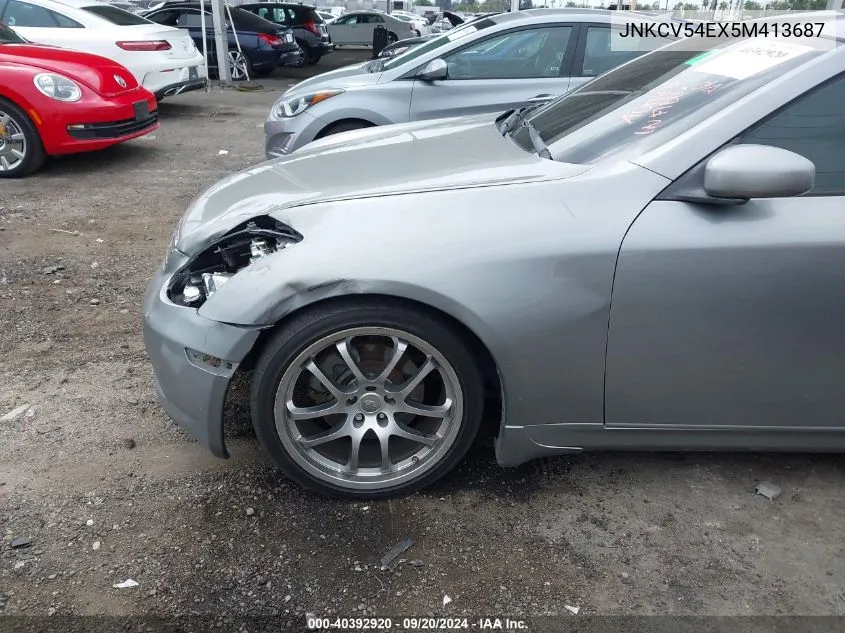 JNKCV54EX5M413687 2005 Infiniti G35