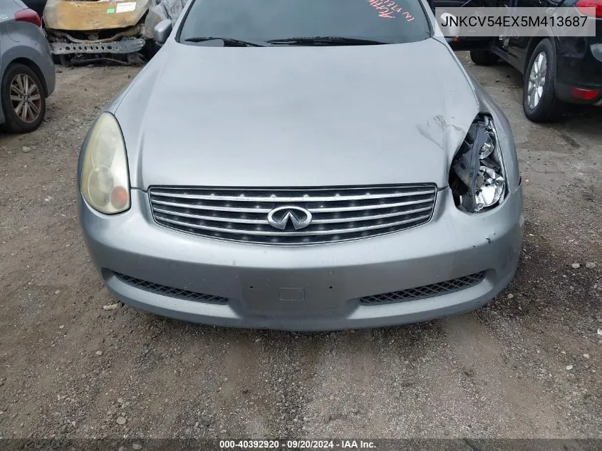 JNKCV54EX5M413687 2005 Infiniti G35