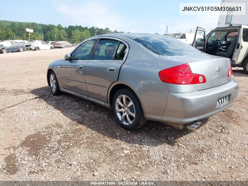 JNKCV51F05M306631 2005 Infiniti G35X