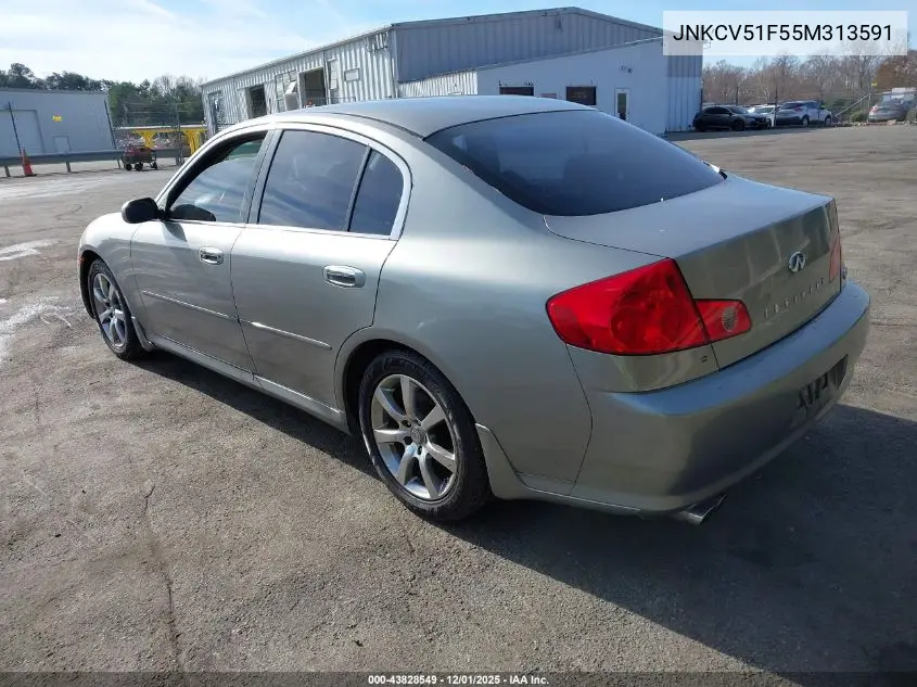 JNKCV51F55M313591 2005 Infiniti G35X