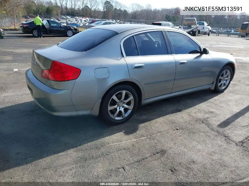 JNKCV51F55M313591 2005 Infiniti G35X