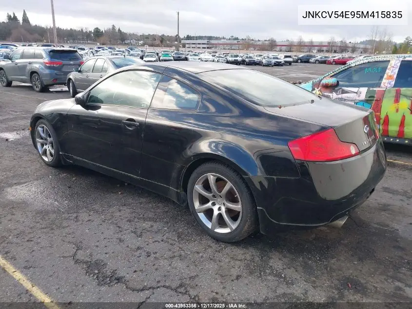 JNKCV54E95M415835 2005 Infiniti G35