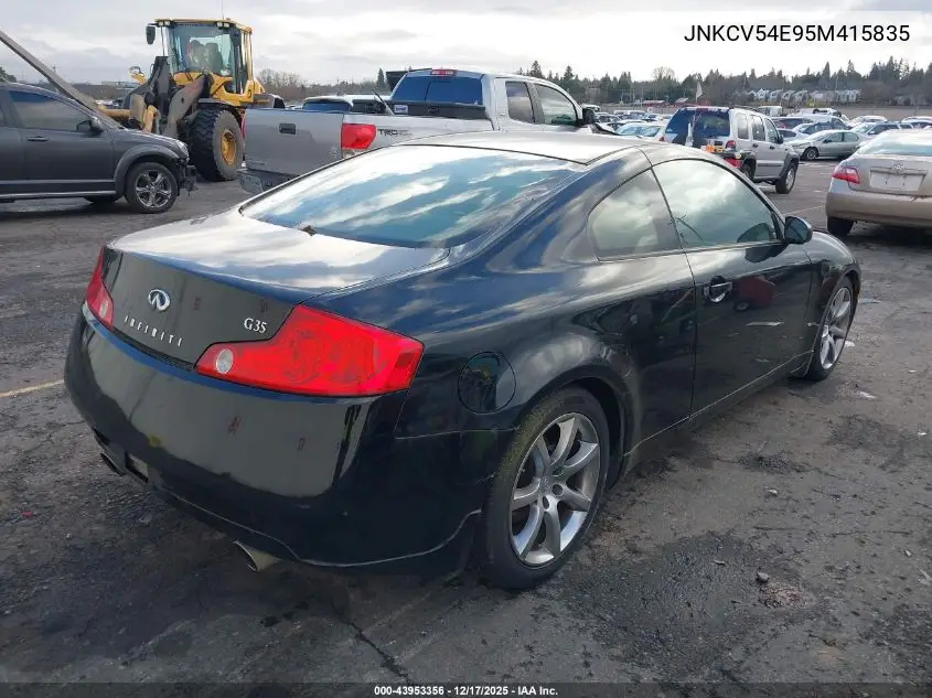 JNKCV54E95M415835 2005 Infiniti G35