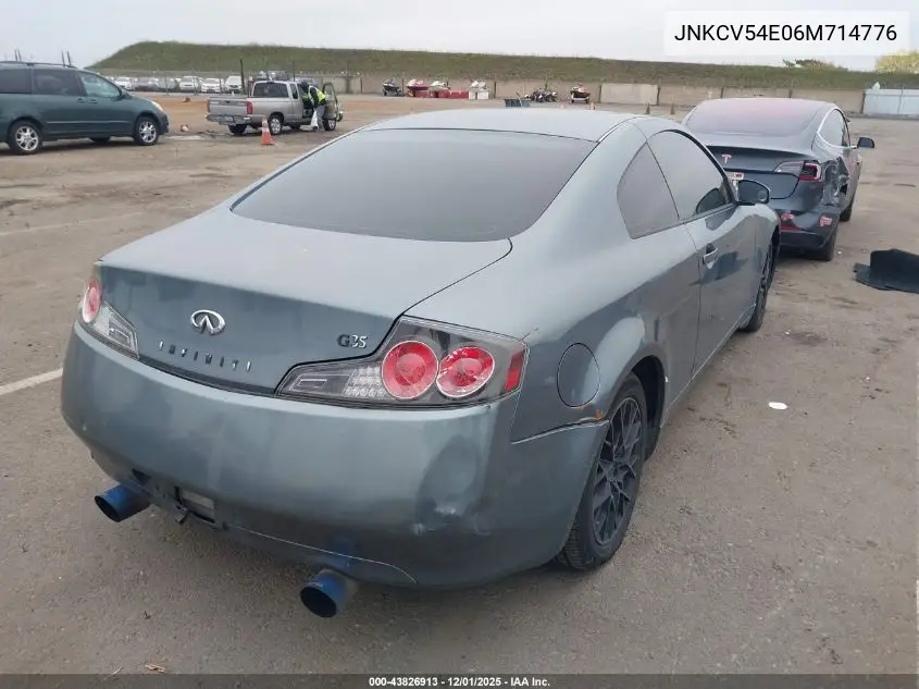 JNKCV54E06M714776 2006 Infiniti G35