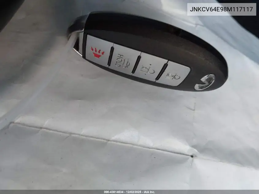 JNKCV64E98M117117 2008 Infiniti G37 Journey