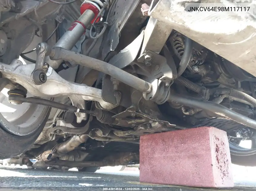 JNKCV64E98M117117 2008 Infiniti G37 Journey