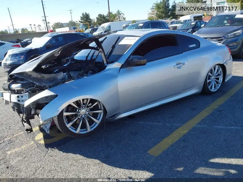 JNKCV64E98M117117 2008 Infiniti G37 Journey