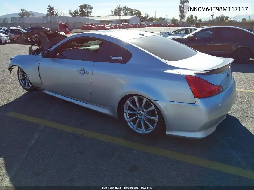 JNKCV64E98M117117 2008 Infiniti G37 Journey
